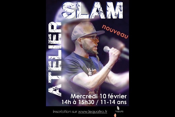 Nouveauté : Atelier slam le mercredi après midi