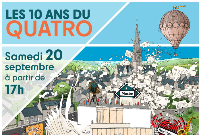Venez fêter les 10 ans du Quatro le samedi 20 septembre !