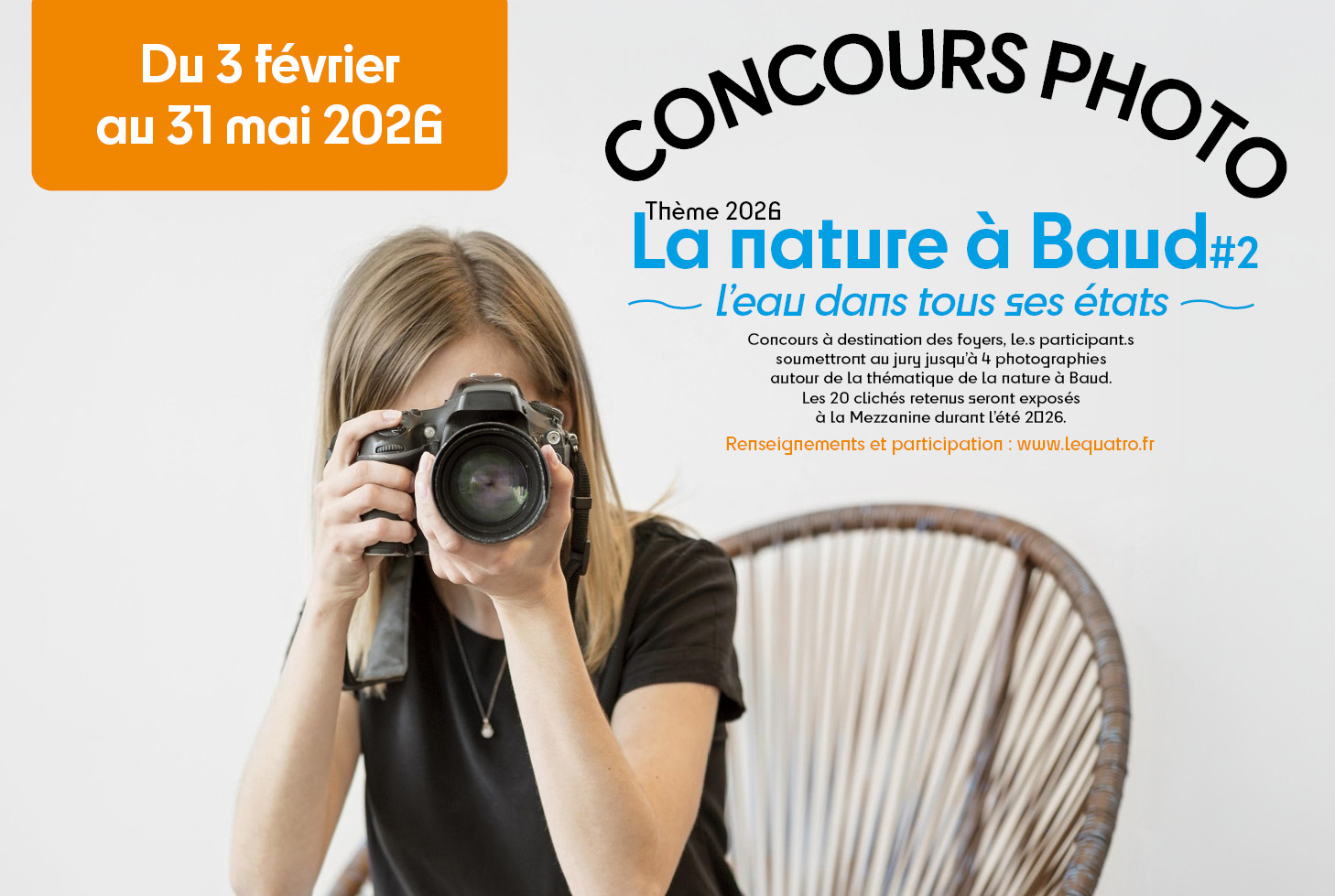 Concours photo 2026 « La nature à Baud, l&rsquo;eau dans tous ses états »