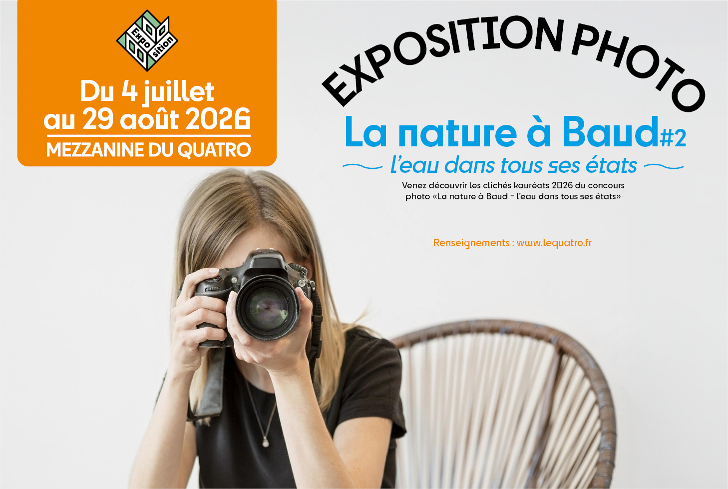 Exposition « La nature à Baud#2 – l&rsquo;eau dans tous ses états »