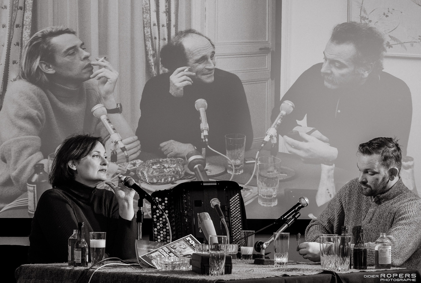 Spectacle « Brel, Brassens et Ferré, la rencontre » avec Sophie Robic et Jérémy Simon